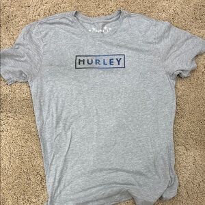 Hurley Gray Short Sleeve Tees Casual Comfort